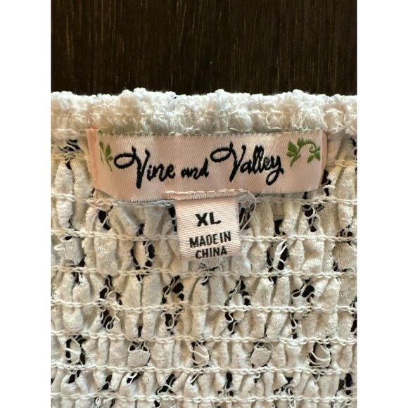 NWT Vine And Valley Boho Maxi Strapless Dress With Lace Bodice & Tie-Dye Skirt S - Picture 5 of 10